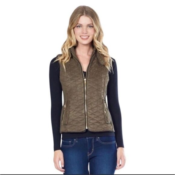 Fate Suede Quilted Vest NEW | XS - Picture 2 of 7
